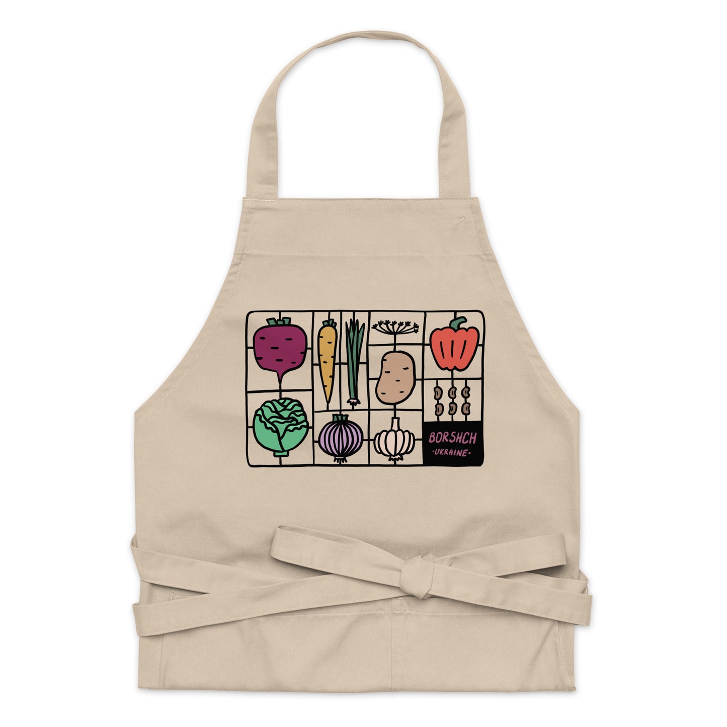 Borshch - Organic cotton apron