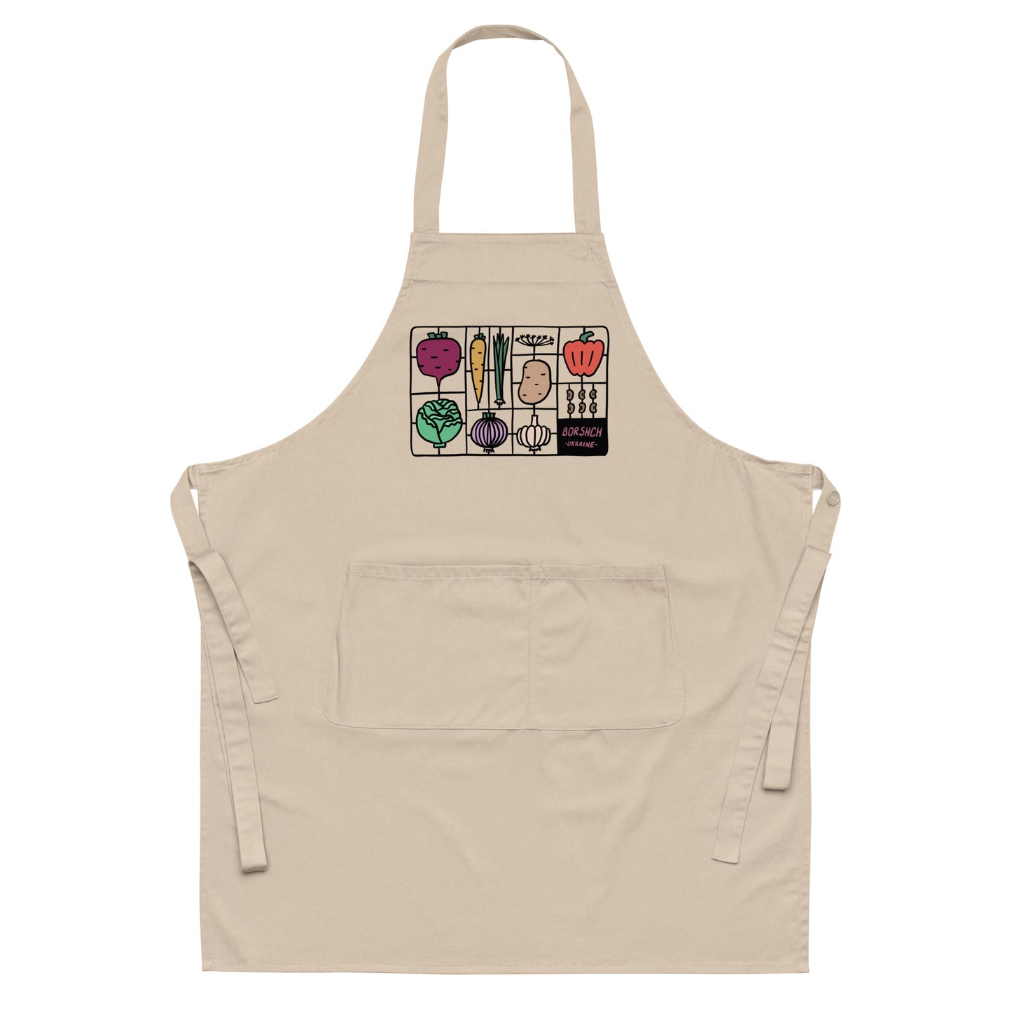 Borshch - Organic cotton apron