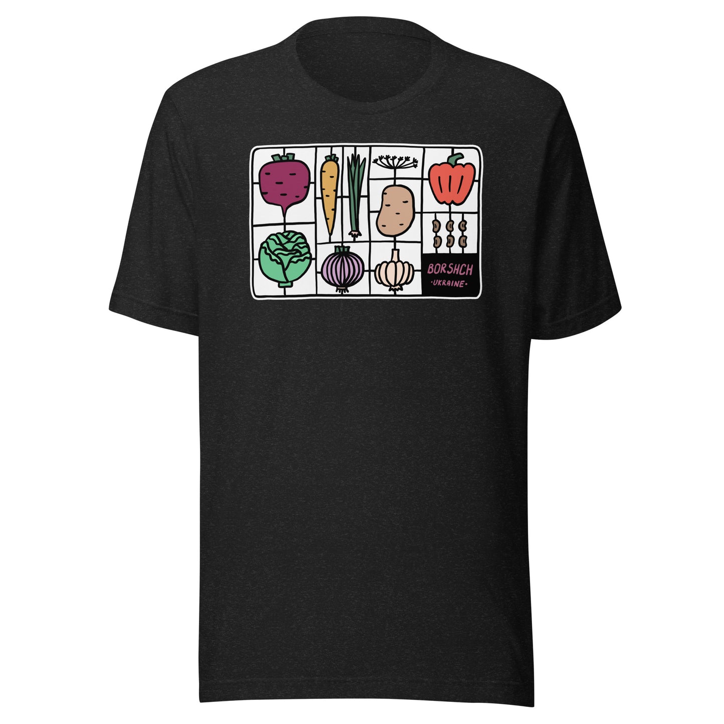 Borshch - BLACK - Unisex t-shirt
