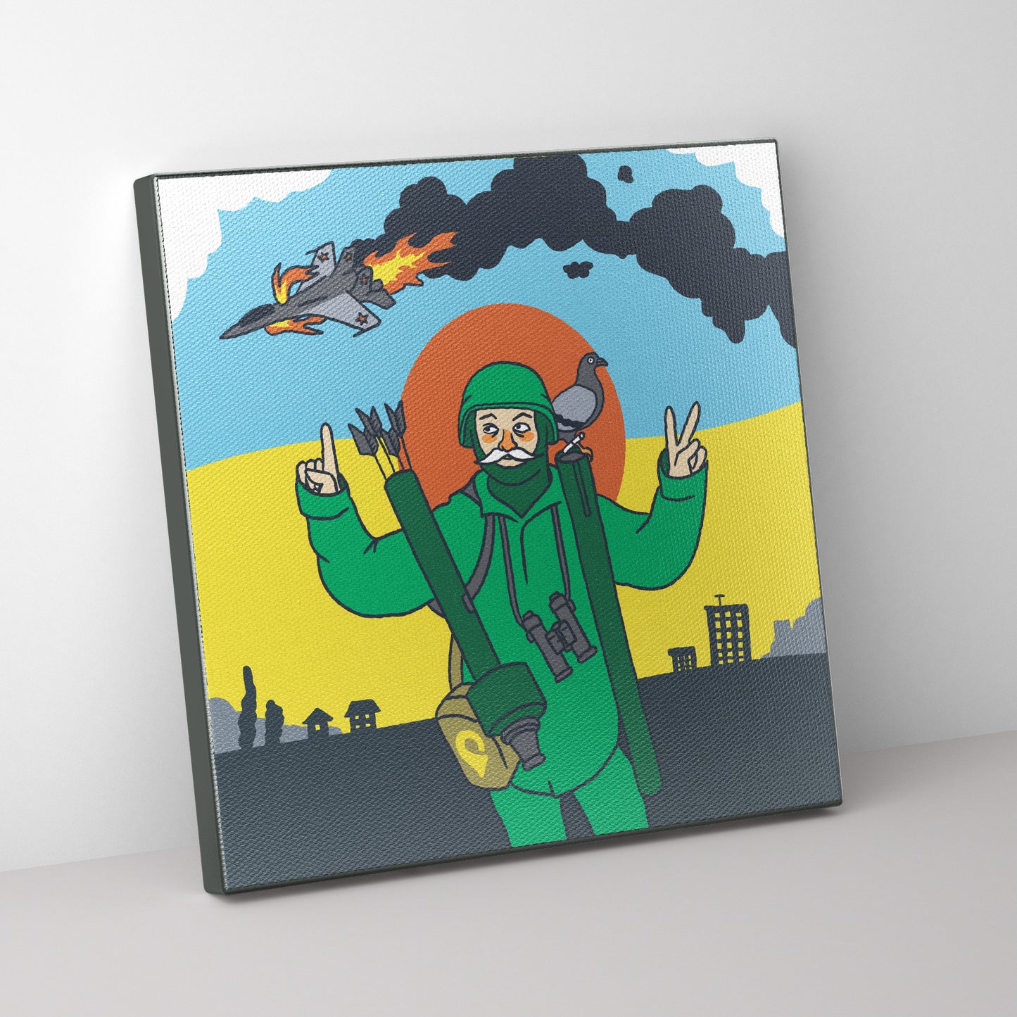 Canvas 14"-14" - Postman