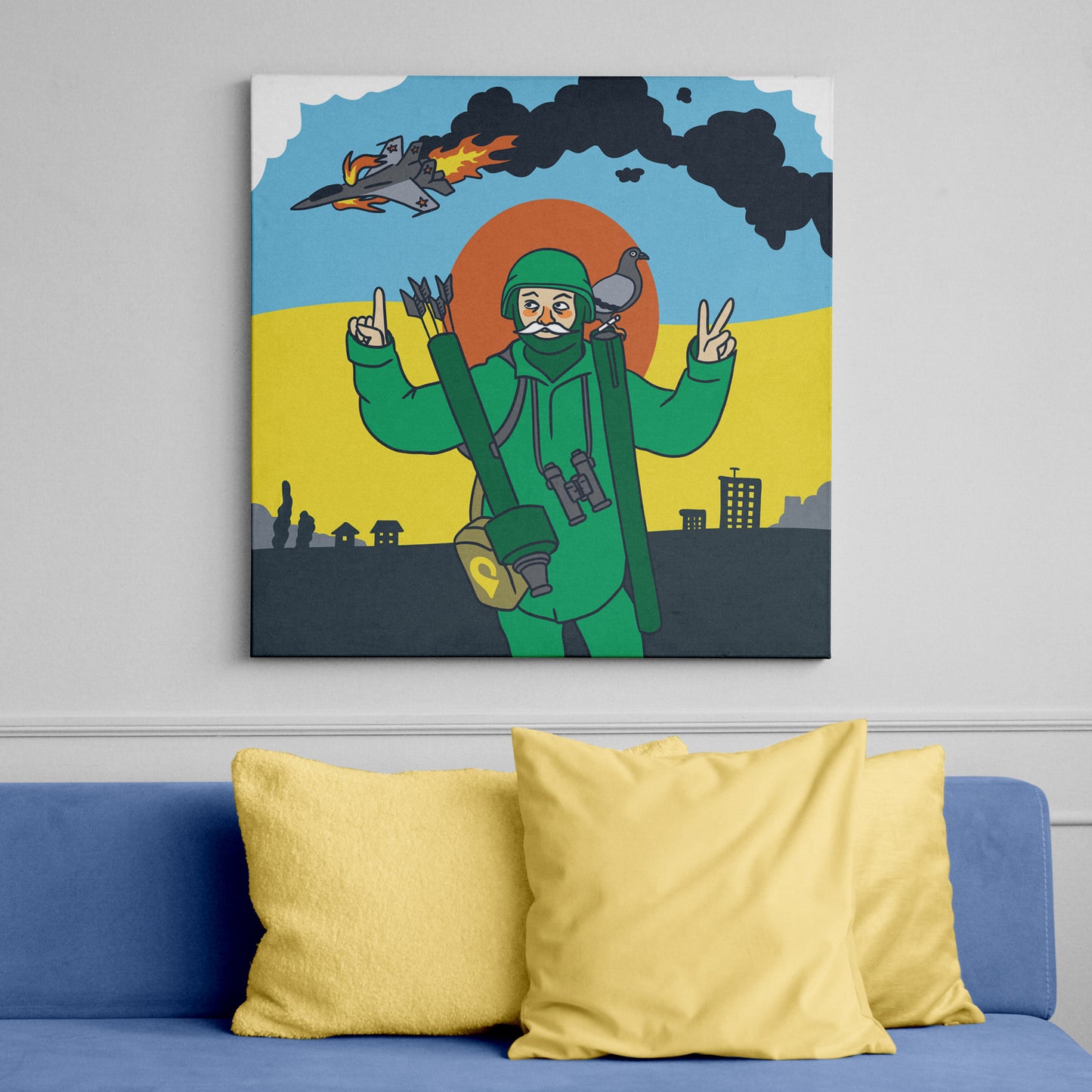 Canvas 14"-14" - Postman