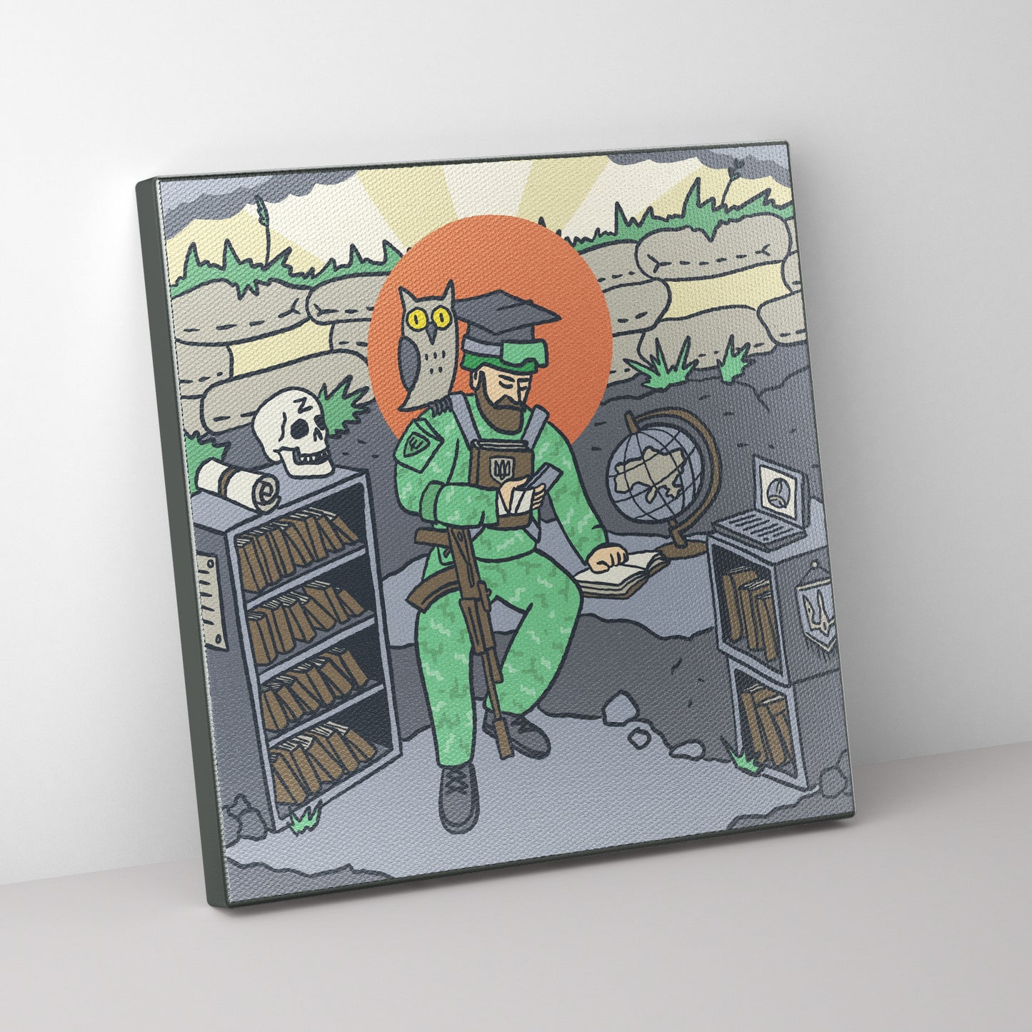 Canvas 14"-14" - Professor Shandor