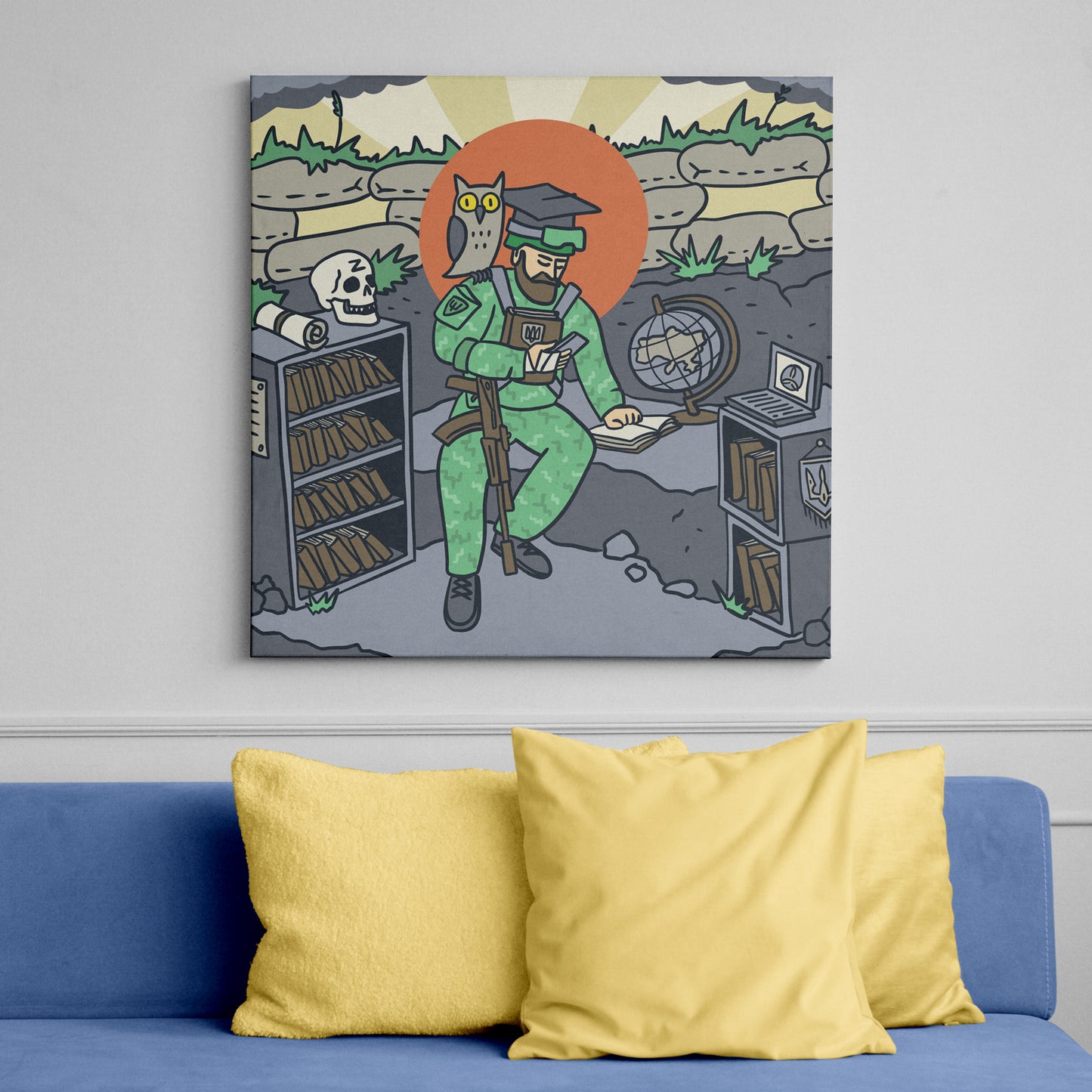 Canvas 14"-14" - Professor Shandor