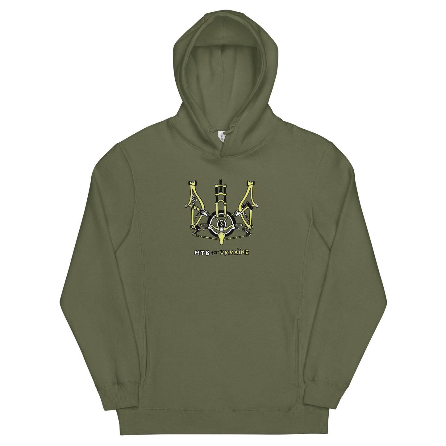 MTB for Ukraine - Unisex fashion hoodie