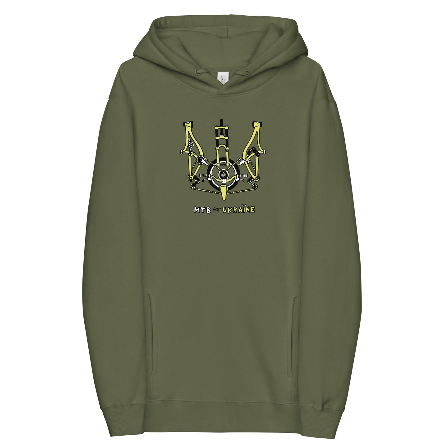 MTB for Ukraine - Unisex fashion hoodie