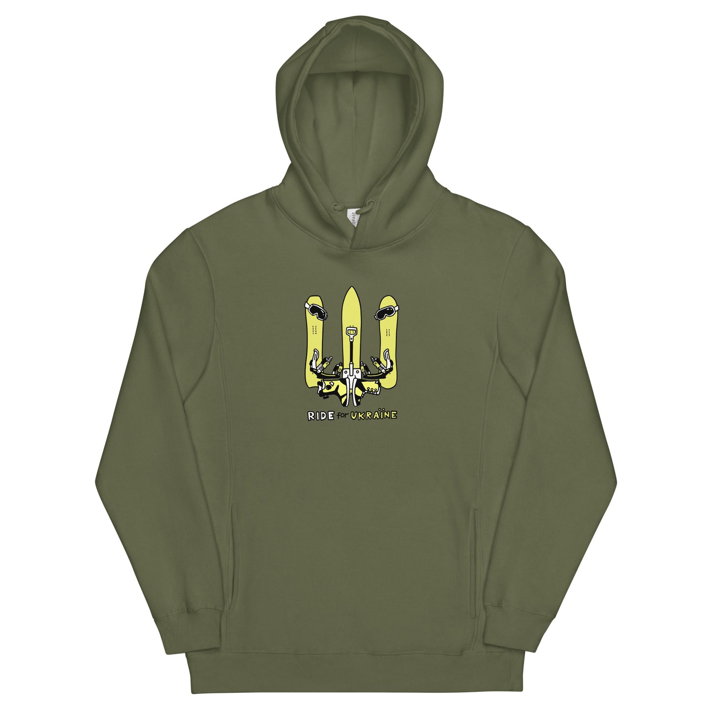 RIDE for Ukraine - Unisex fashion hoodie