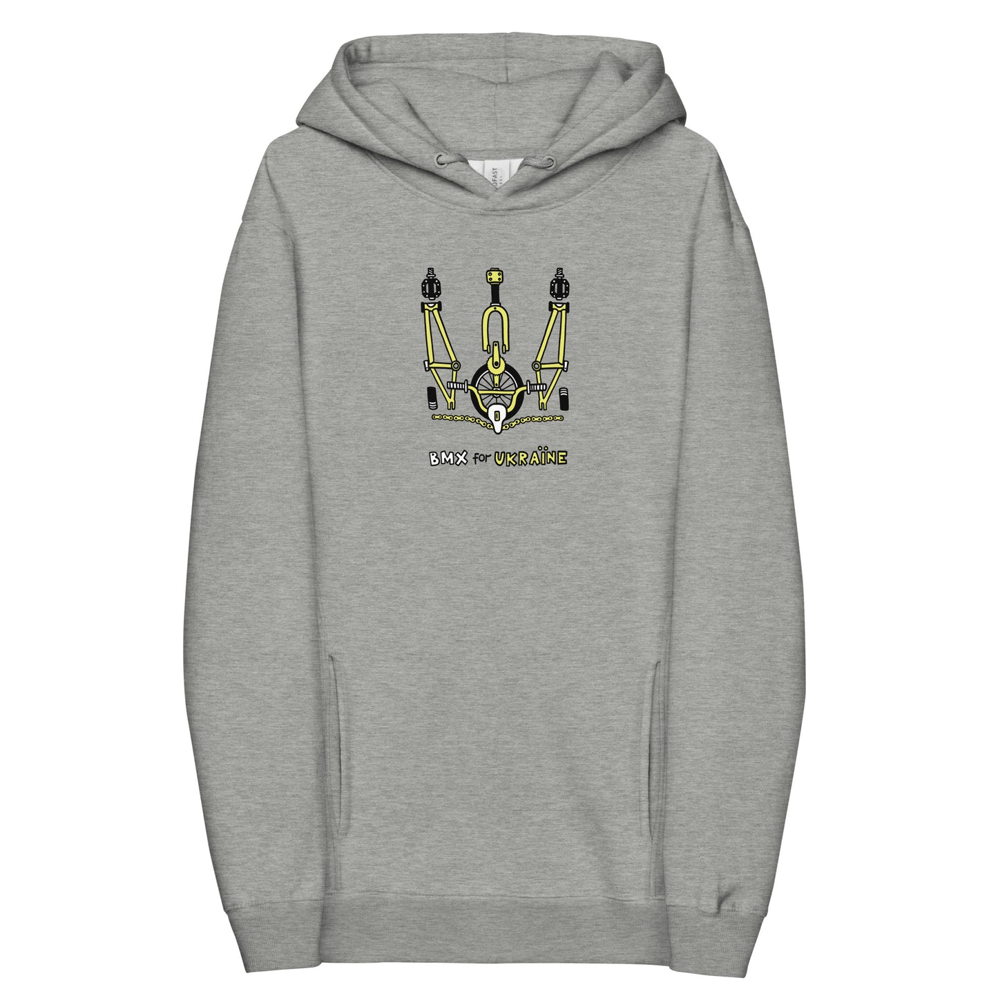 BMX for Ukraine - Unisex fashion hoodie
