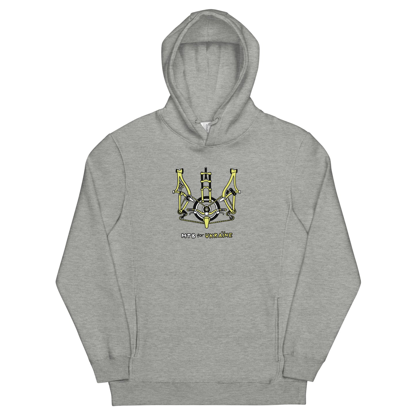 MTB for Ukraine - Unisex fashion hoodie