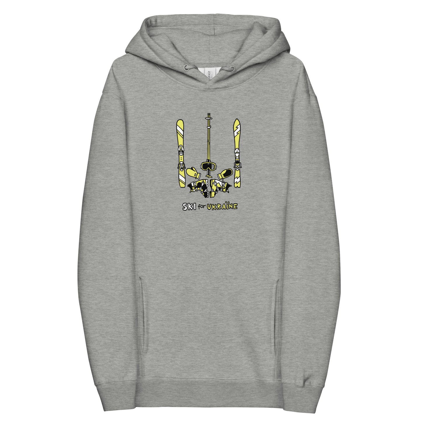 SKI for Ukraine - Unisex fashion hoodie