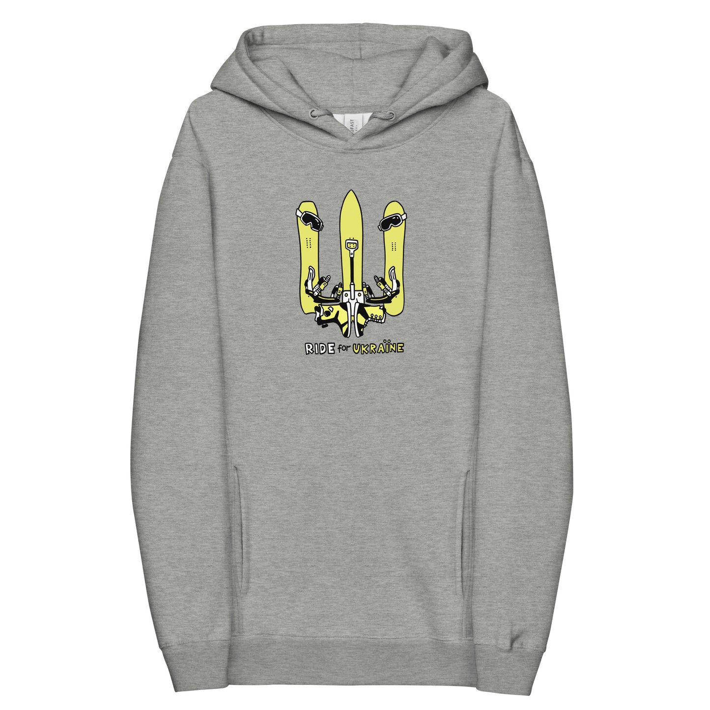 RIDE for Ukraine - Unisex fashion hoodie