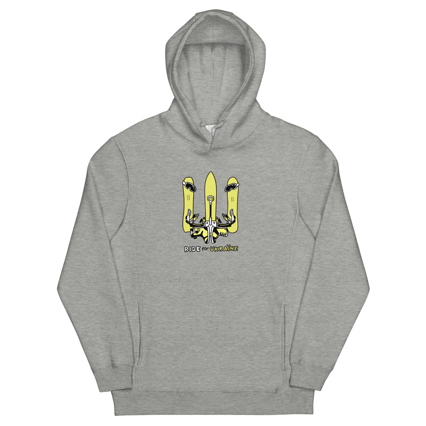RIDE for Ukraine - Unisex fashion hoodie