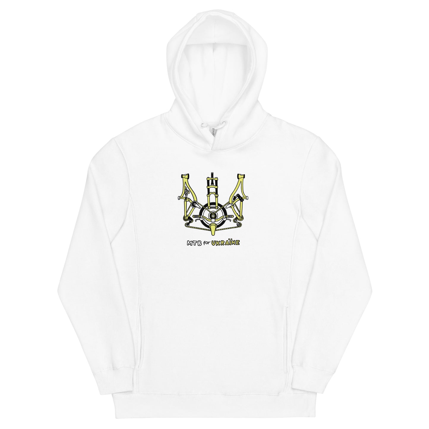 MTB for Ukraine - Unisex fashion hoodie