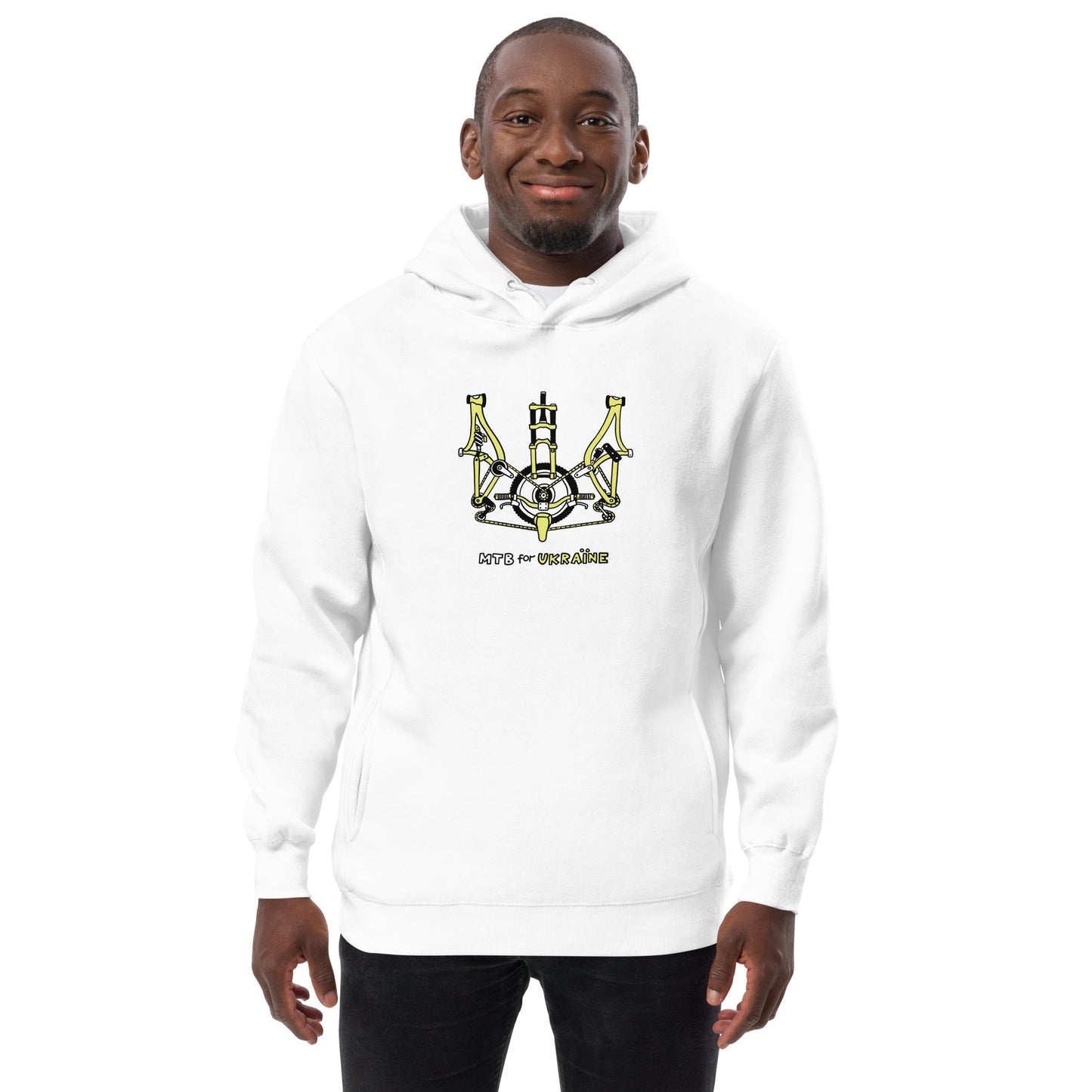 MTB for Ukraine - Unisex fashion hoodie