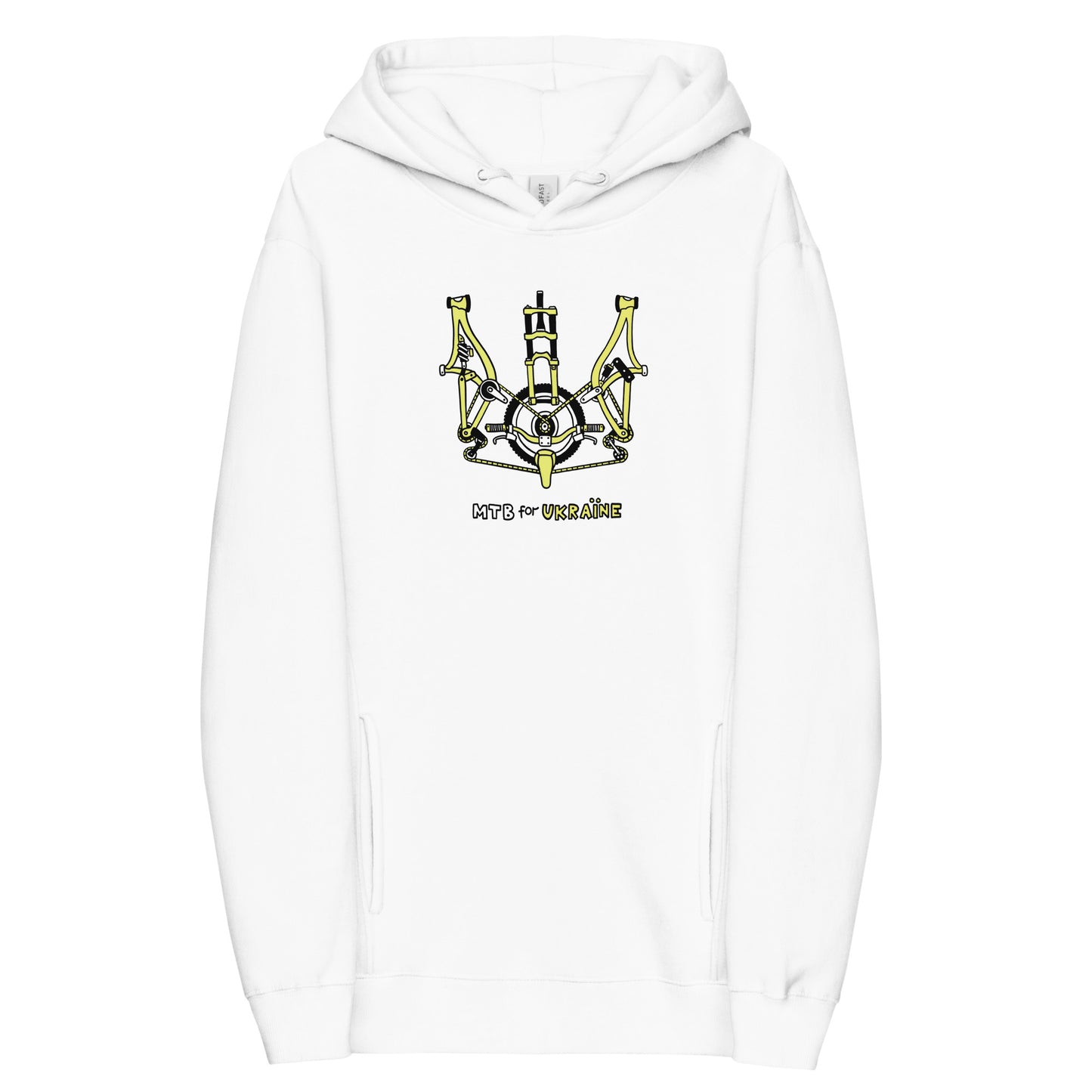 MTB for Ukraine - Unisex fashion hoodie