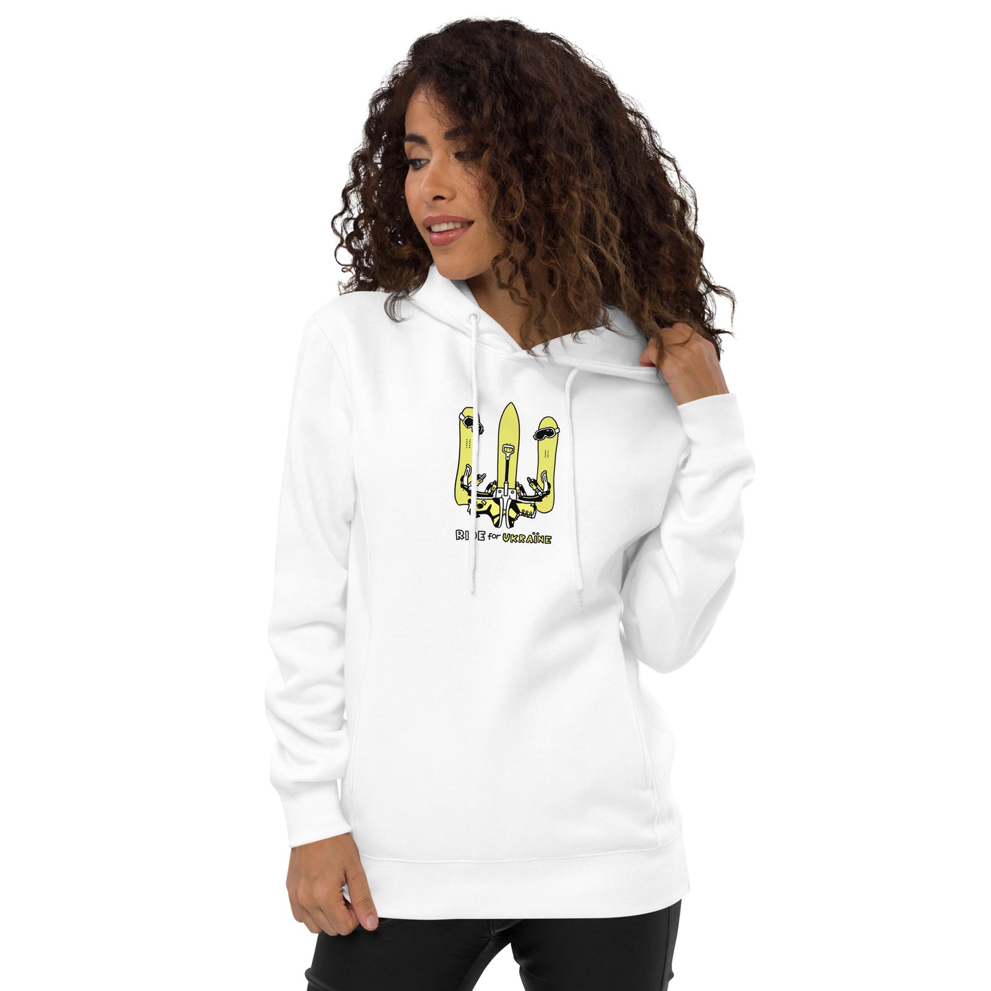 RIDE for Ukraine - Unisex fashion hoodie