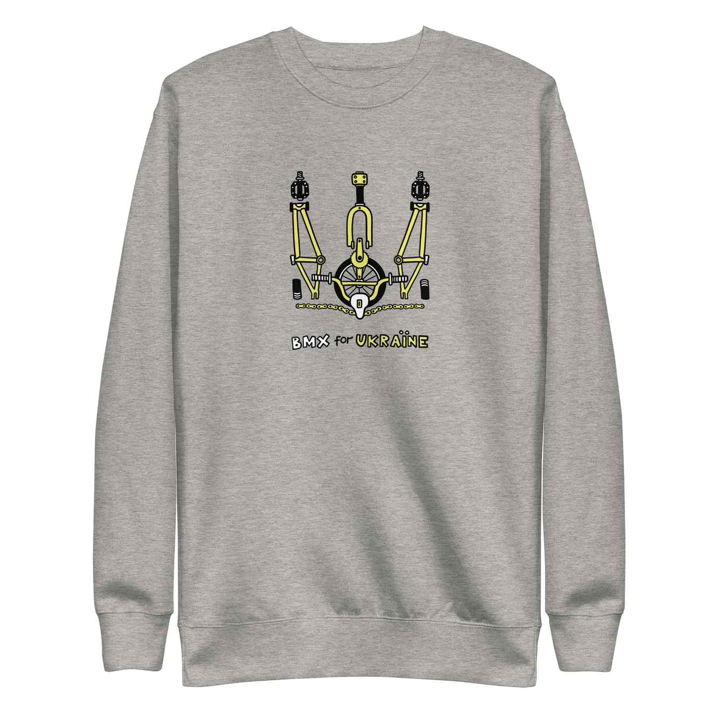 BMX for Ukraine - Unisex Premium Sweatshirt
