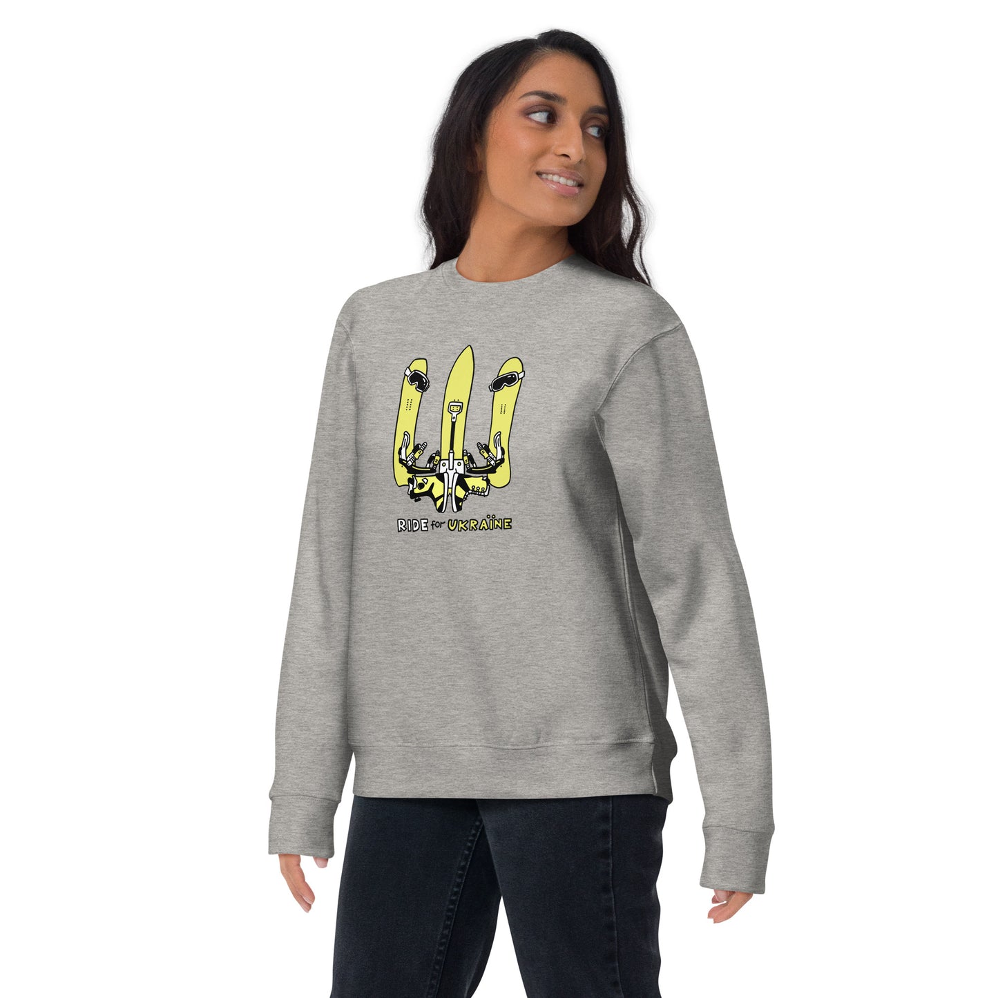 RIDE for Ukraine - Unisex Premium Sweatshirt