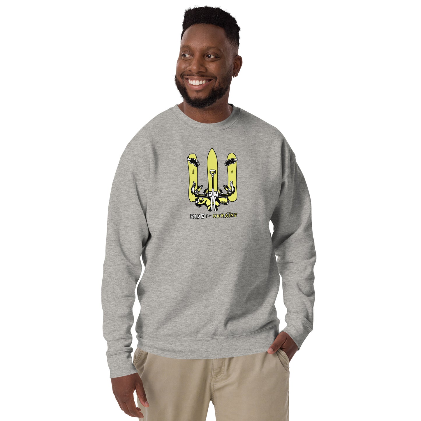RIDE for Ukraine - Unisex Premium Sweatshirt