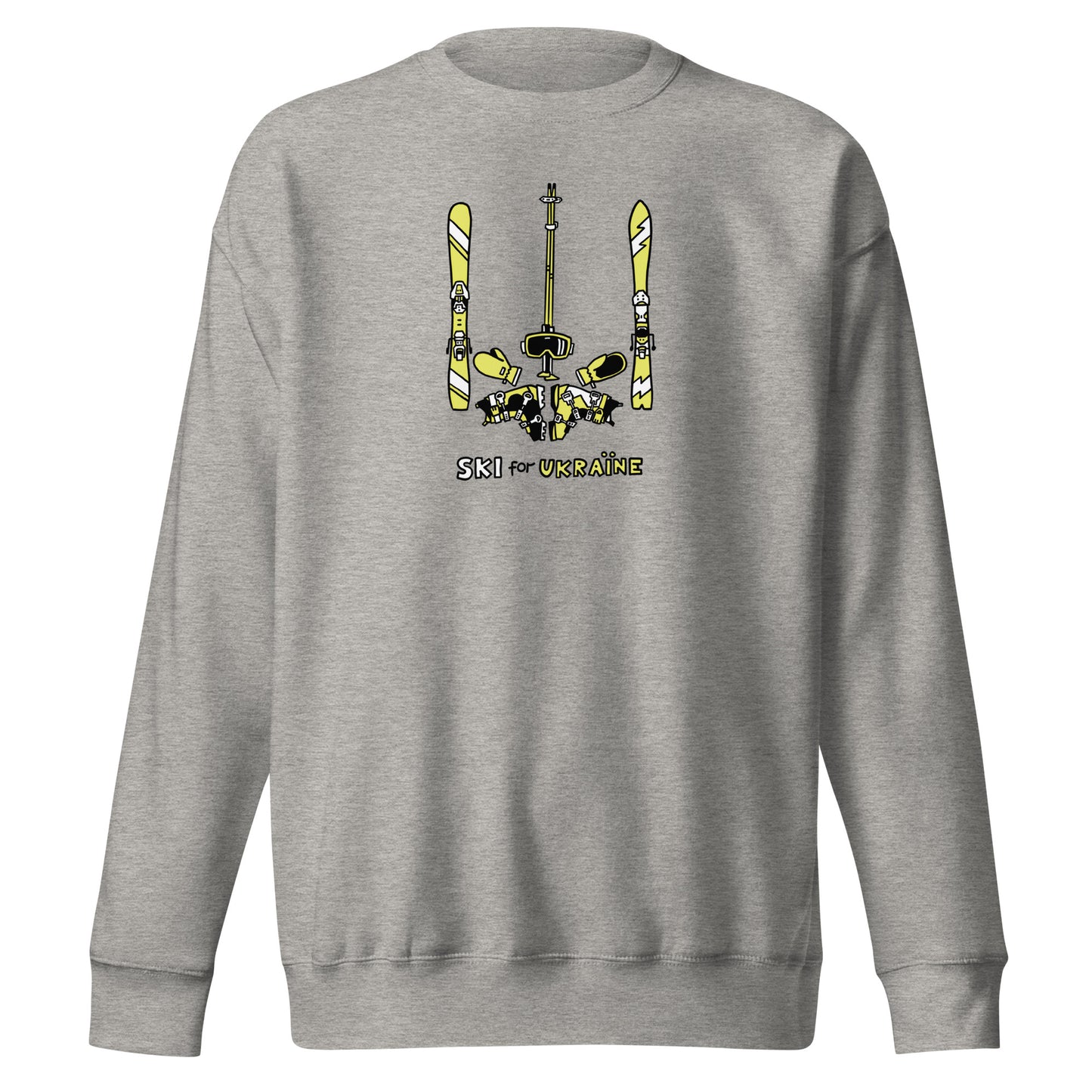 SKI for Ukraine - Unisex Premium Sweatshirt