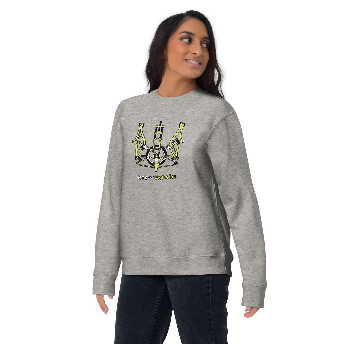 MTB for Ukraine - Unisex Premium Sweatshirt