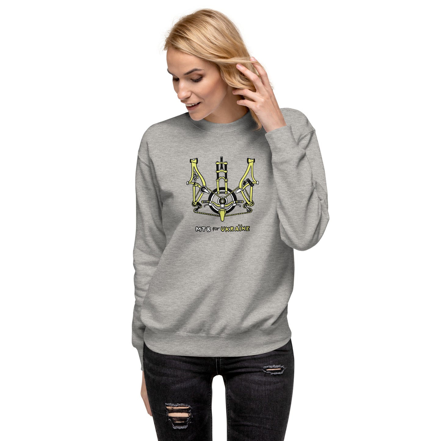 MTB for Ukraine - Unisex Premium Sweatshirt