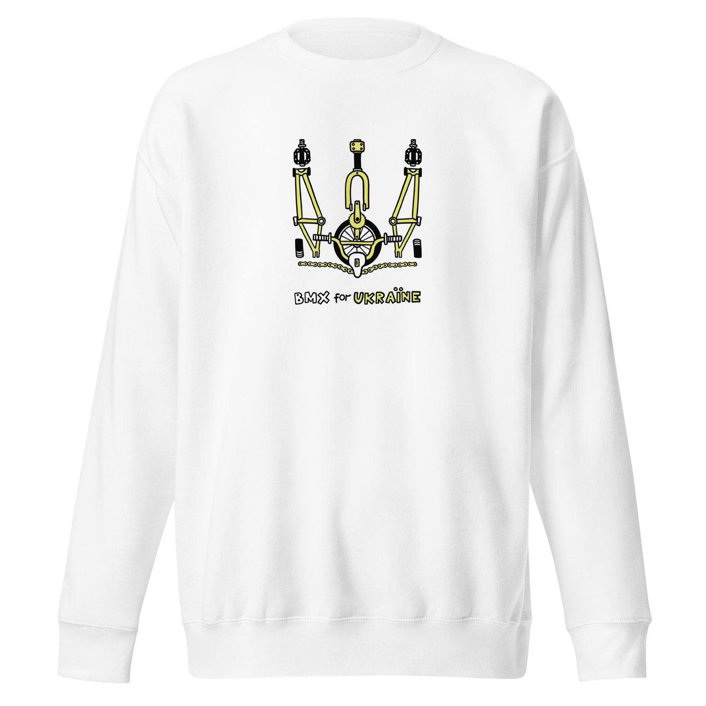 BMX for Ukraine - Unisex Premium Sweatshirt