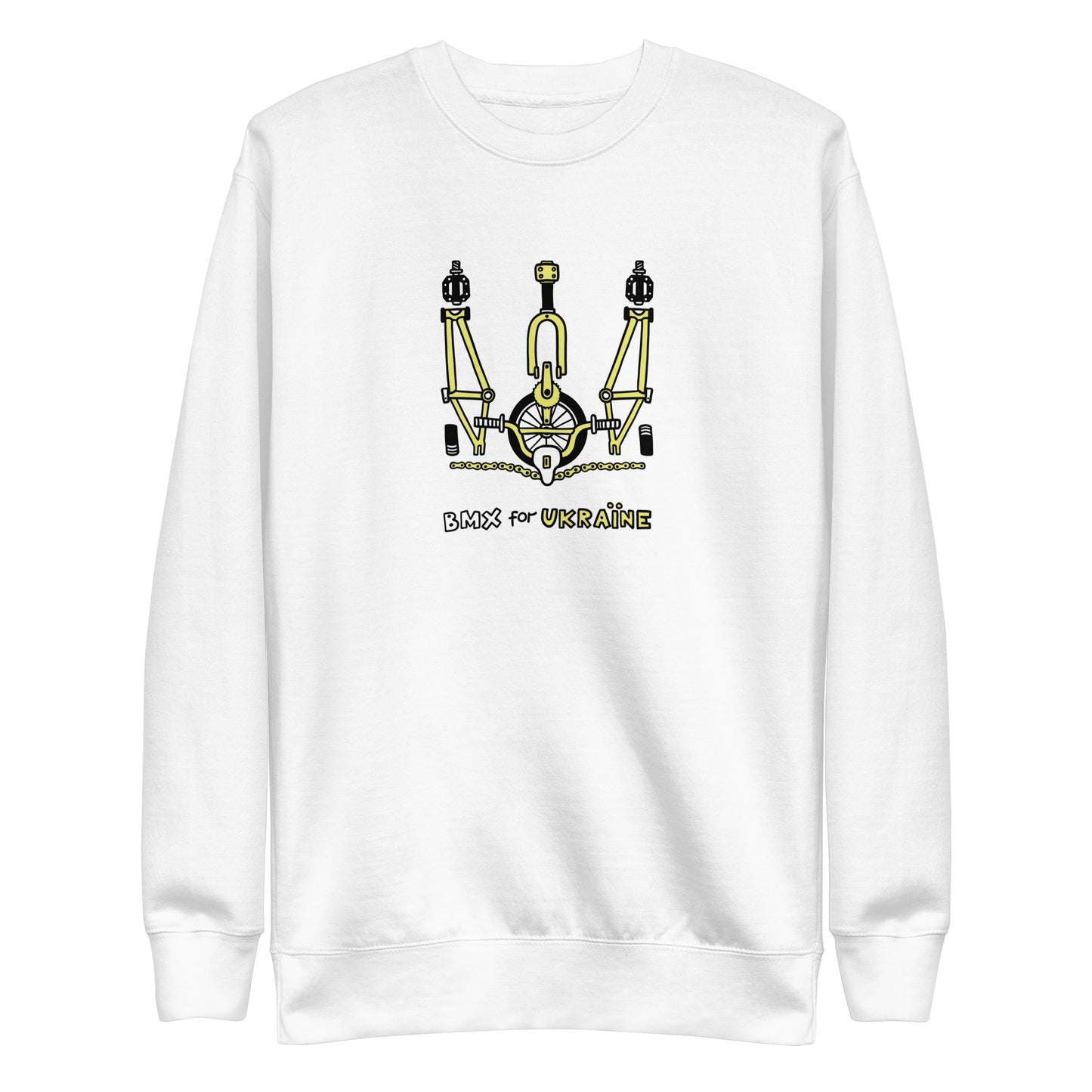 BMX for Ukraine - Unisex Premium Sweatshirt