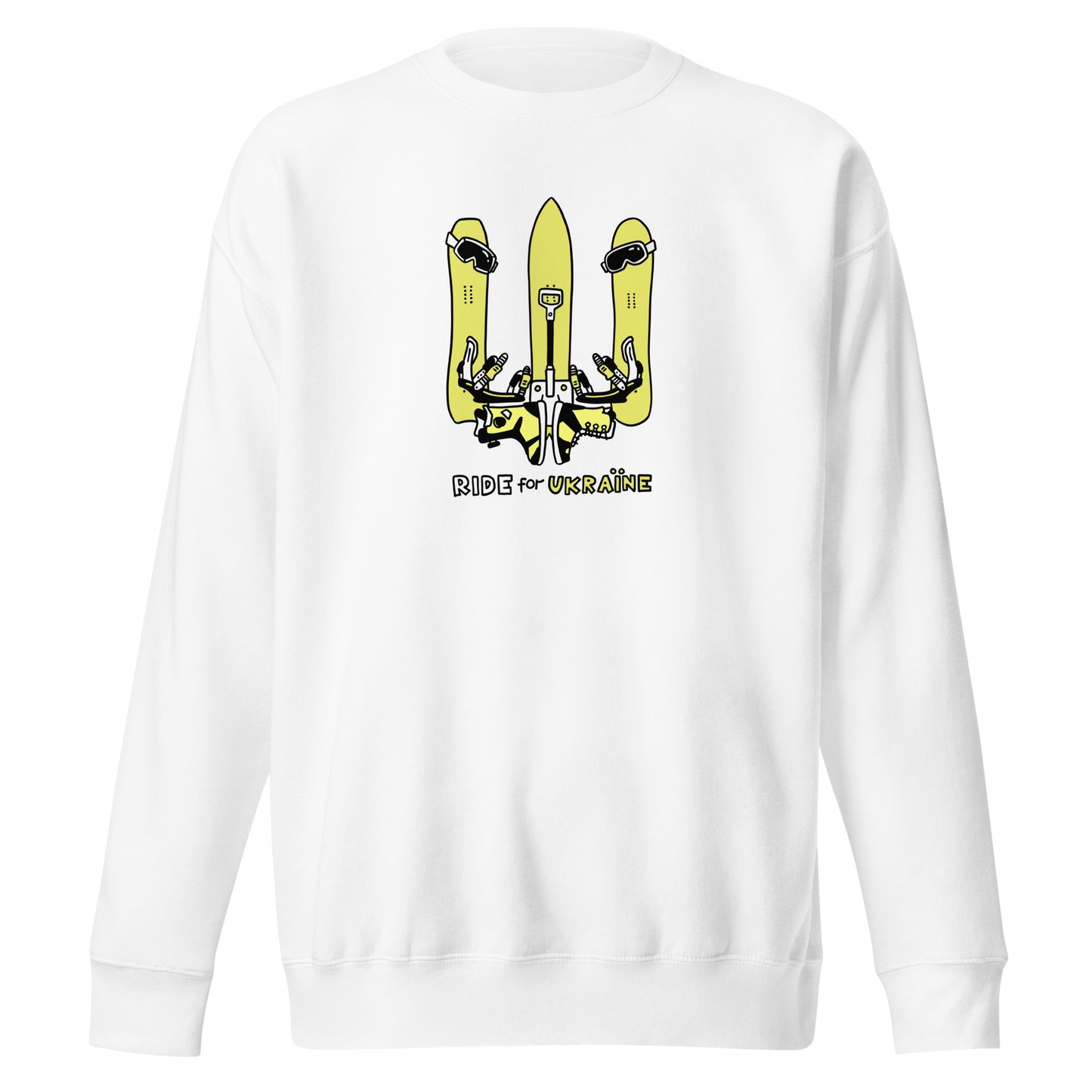 RIDE for Ukraine - Unisex Premium Sweatshirt