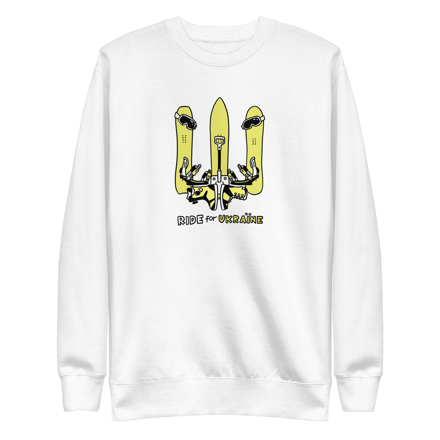 RIDE for Ukraine - Unisex Premium Sweatshirt