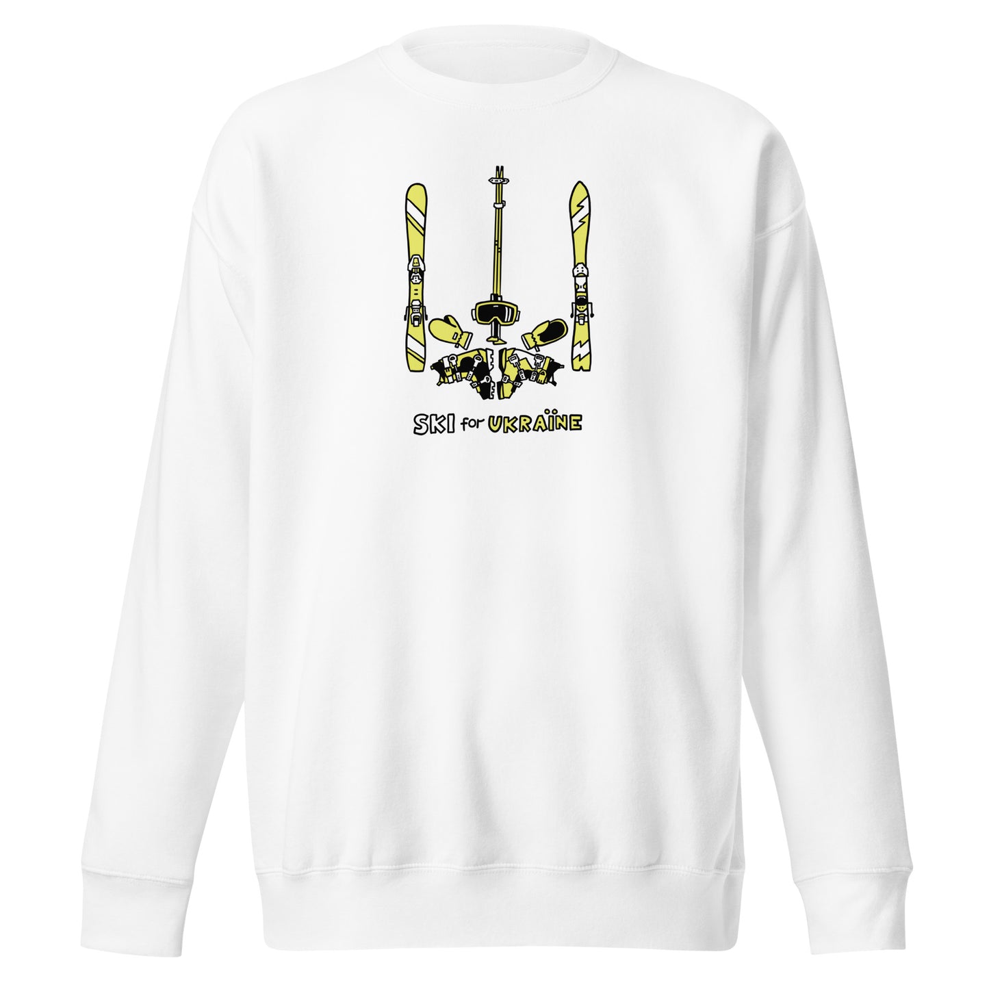 SKI for Ukraine - Unisex Premium Sweatshirt
