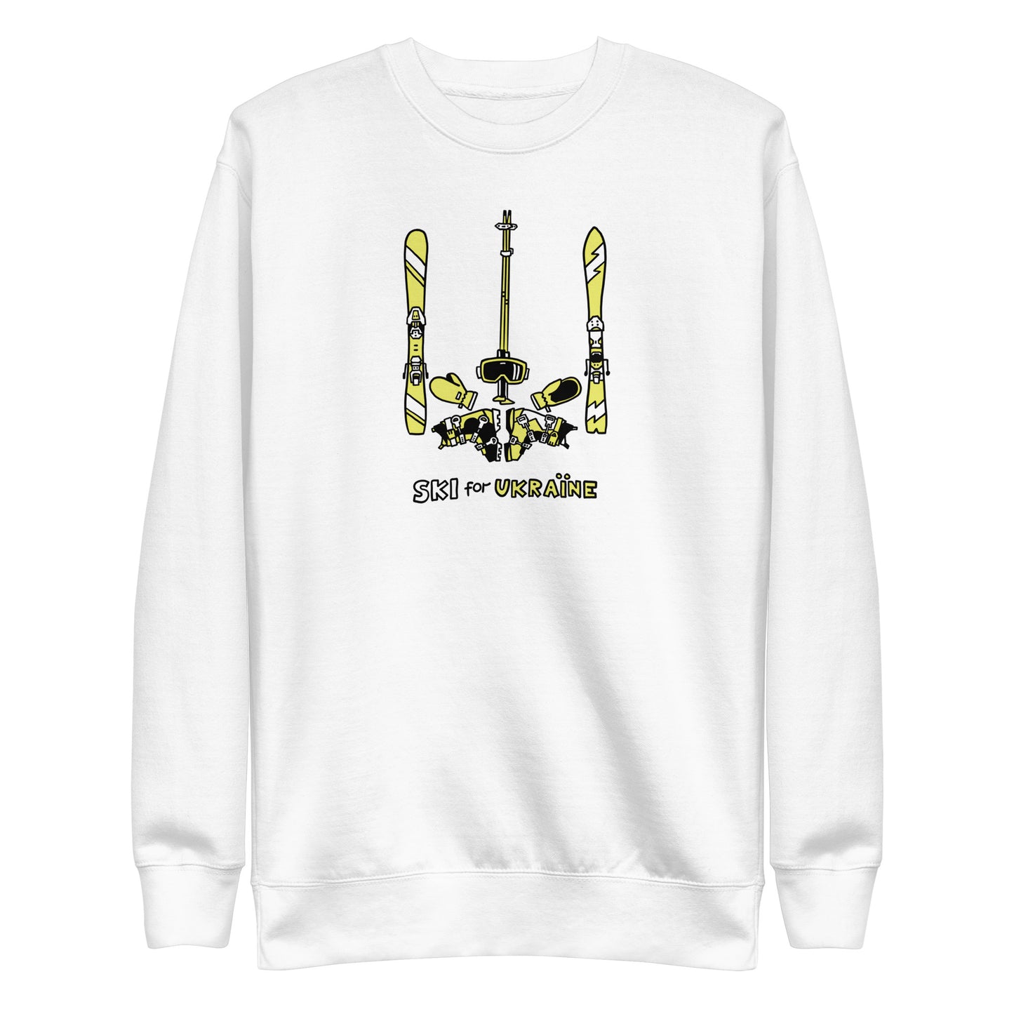 SKI for Ukraine - Unisex Premium Sweatshirt