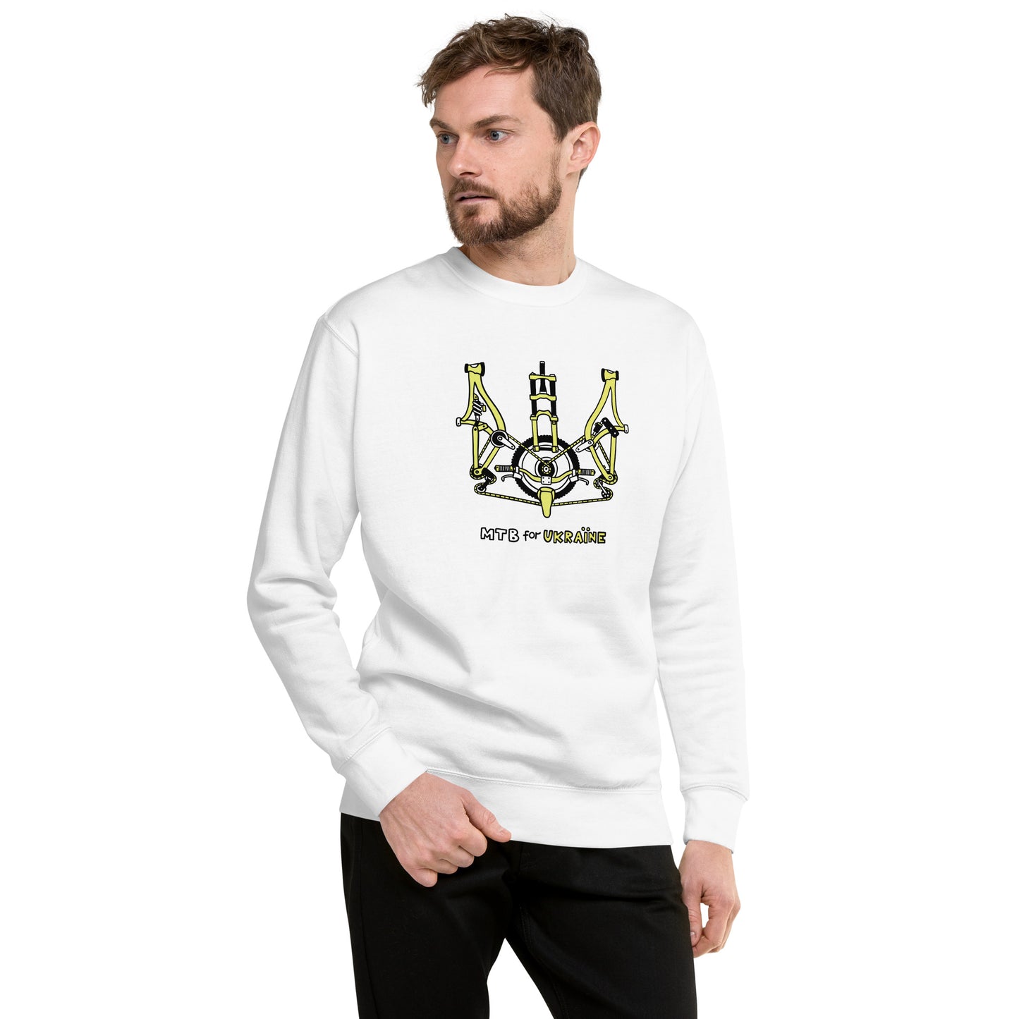 MTB for Ukraine - Unisex Premium Sweatshirt
