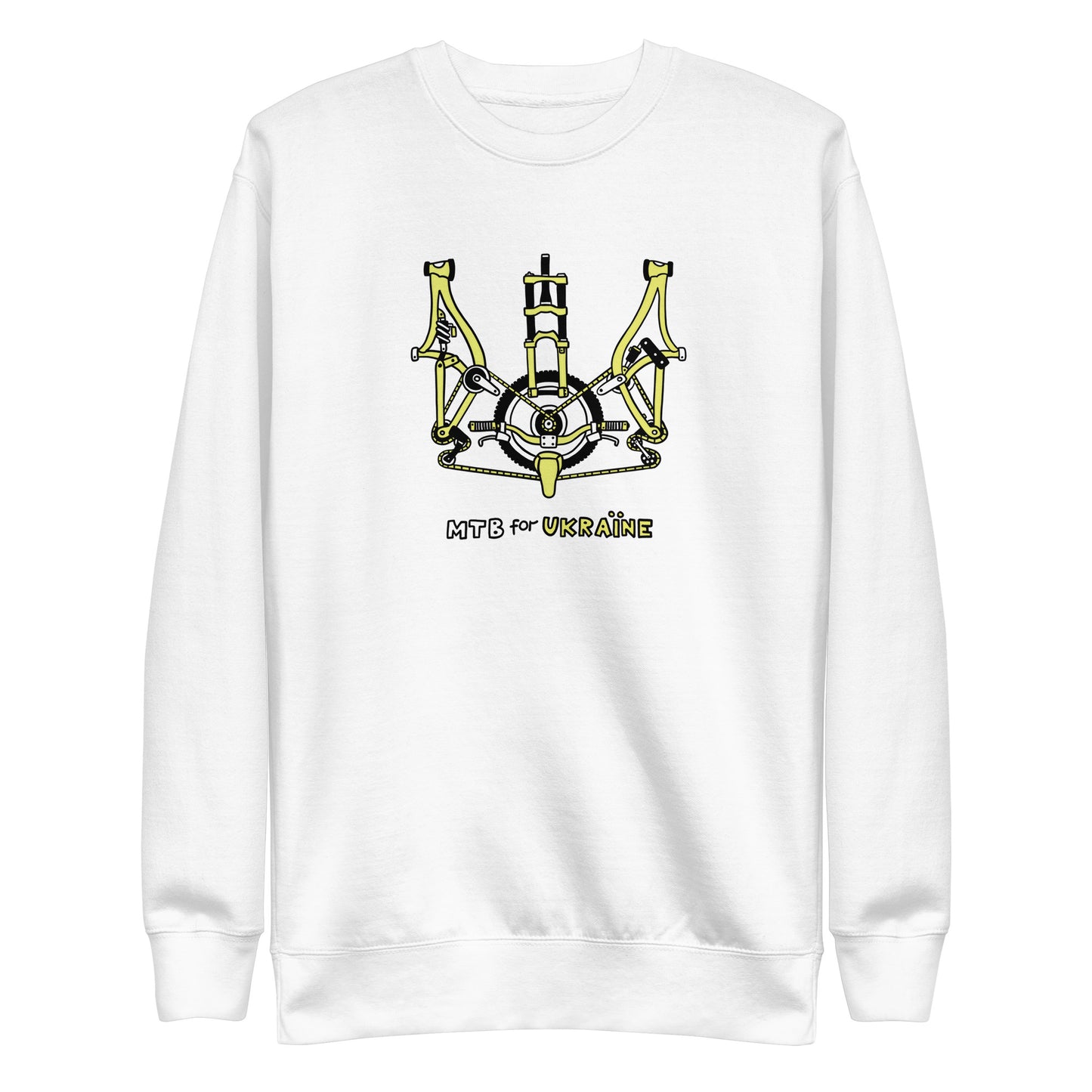 MTB for Ukraine - Unisex Premium Sweatshirt