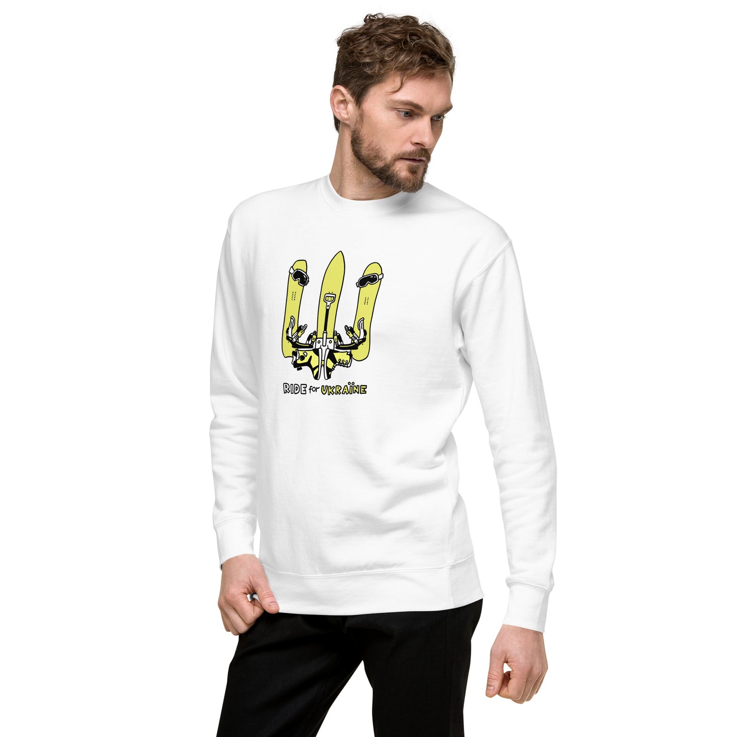 RIDE for Ukraine - Unisex Premium Sweatshirt