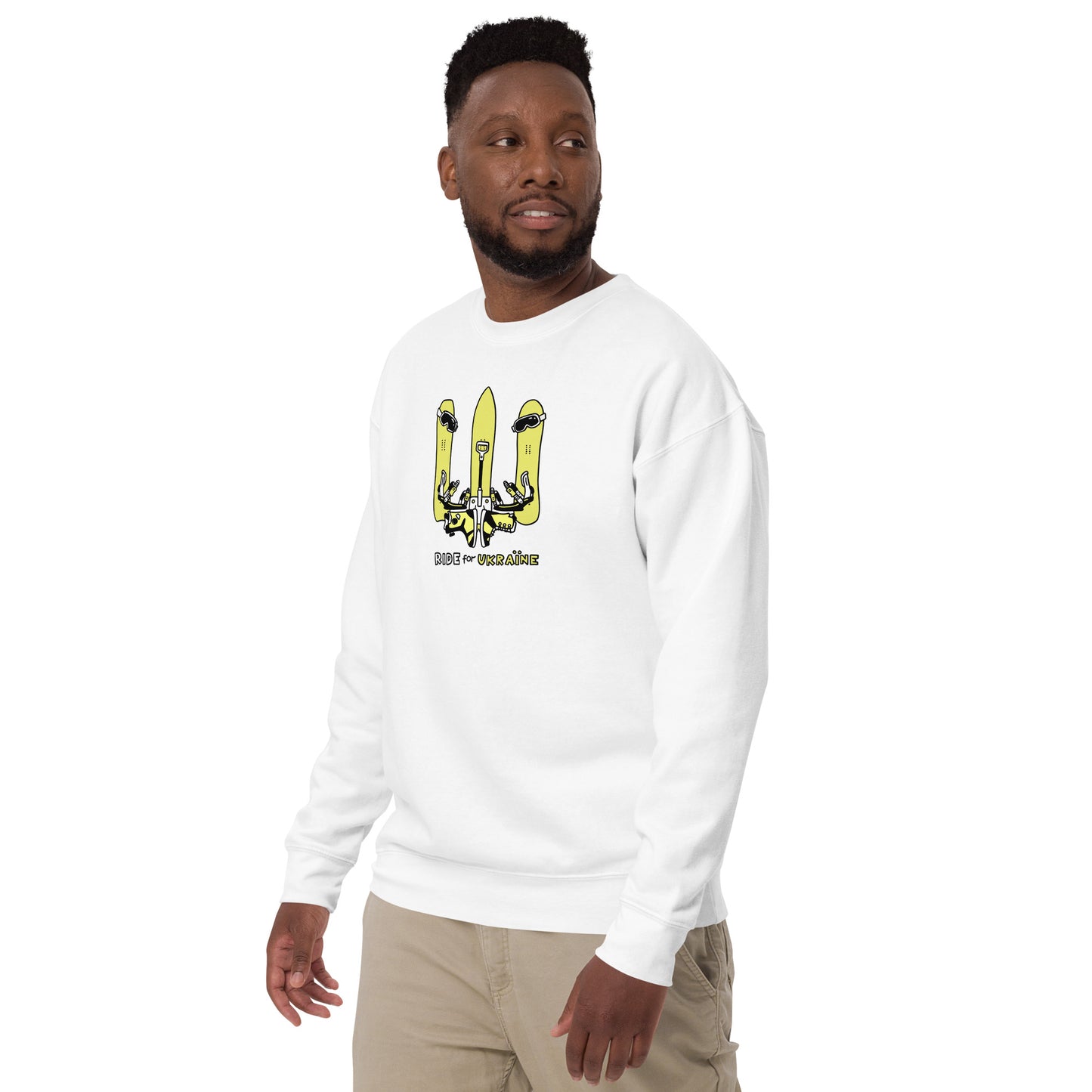 RIDE for Ukraine - Unisex Premium Sweatshirt