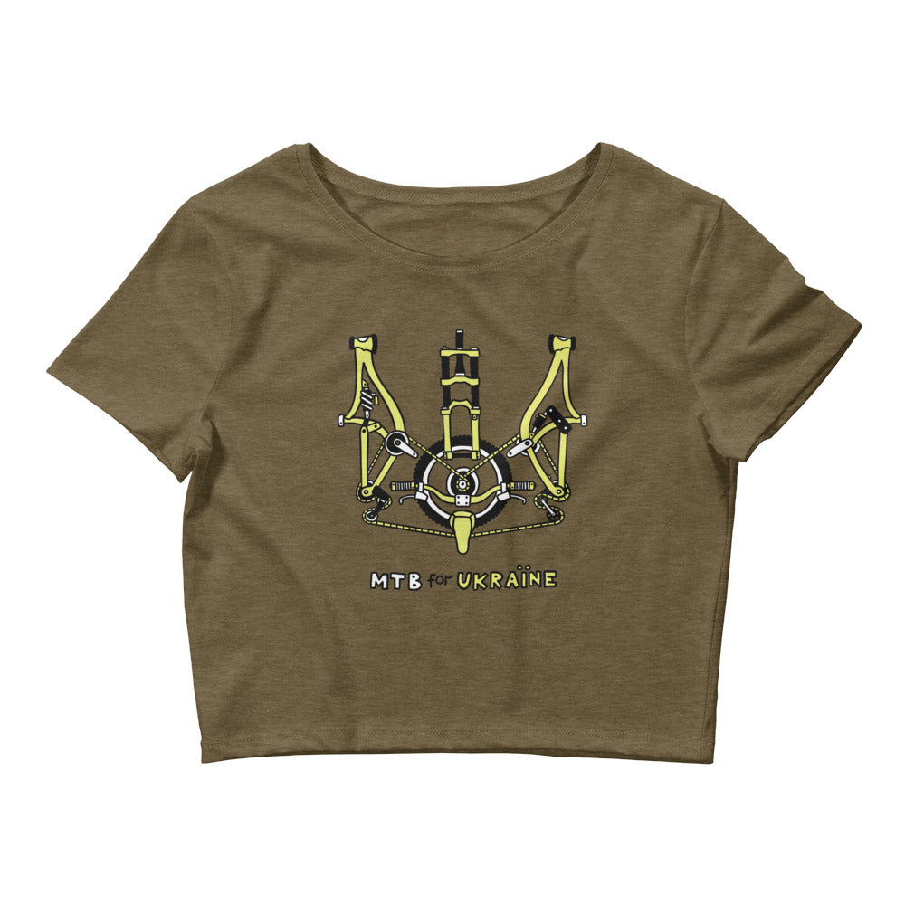 MTB for Ukraine - Women’s Crop Tee