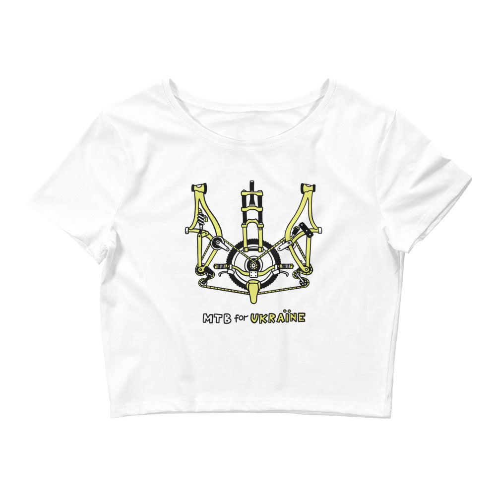 MTB for Ukraine - Women’s Crop Tee