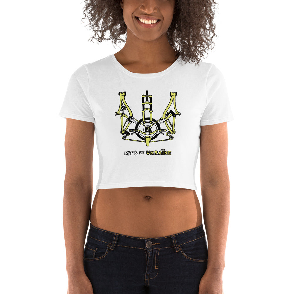 MTB for Ukraine - Women’s Crop Tee