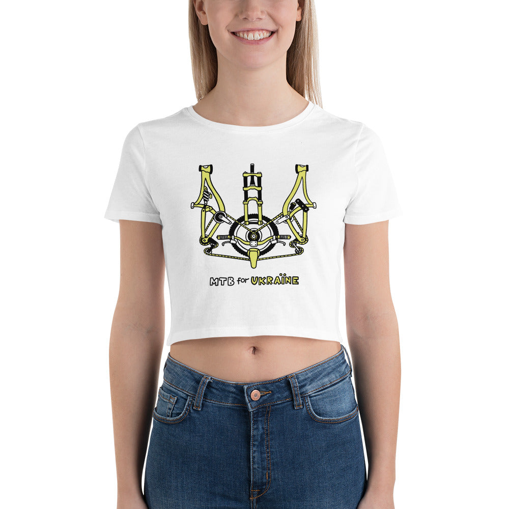 MTB for Ukraine - Women’s Crop Tee