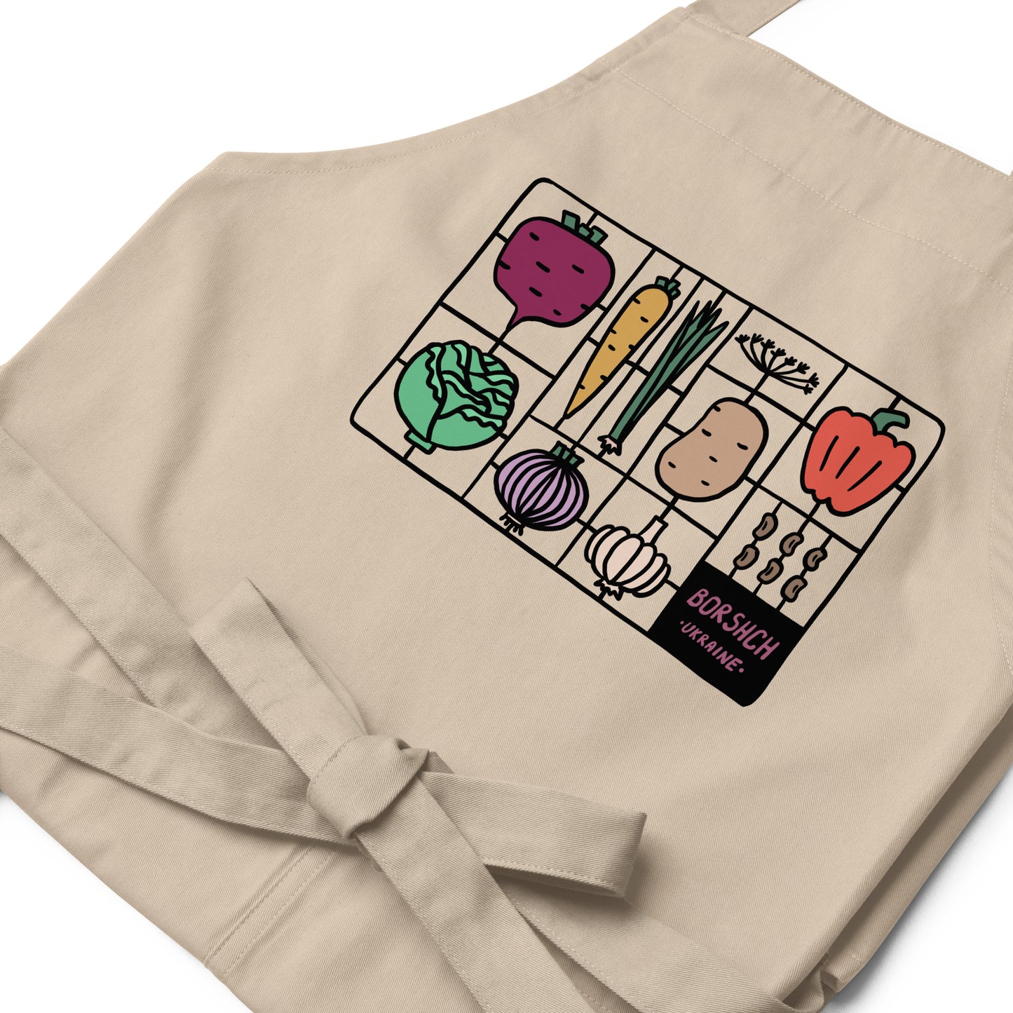 Borshch - Organic cotton apron