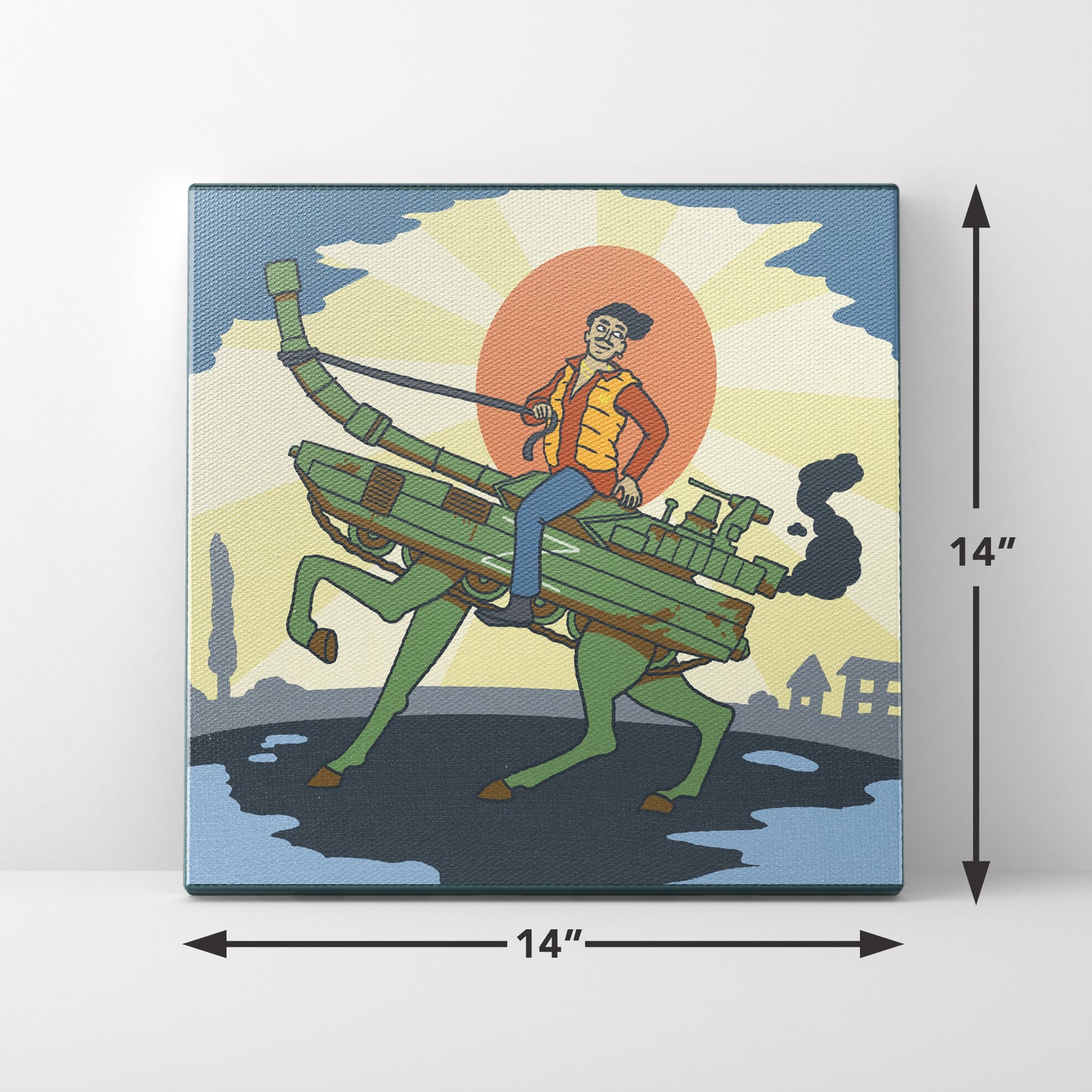 Canvas 14"-14" - Tank Thief