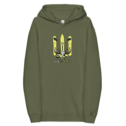 RIDE for Ukraine - Unisex fashion hoodie