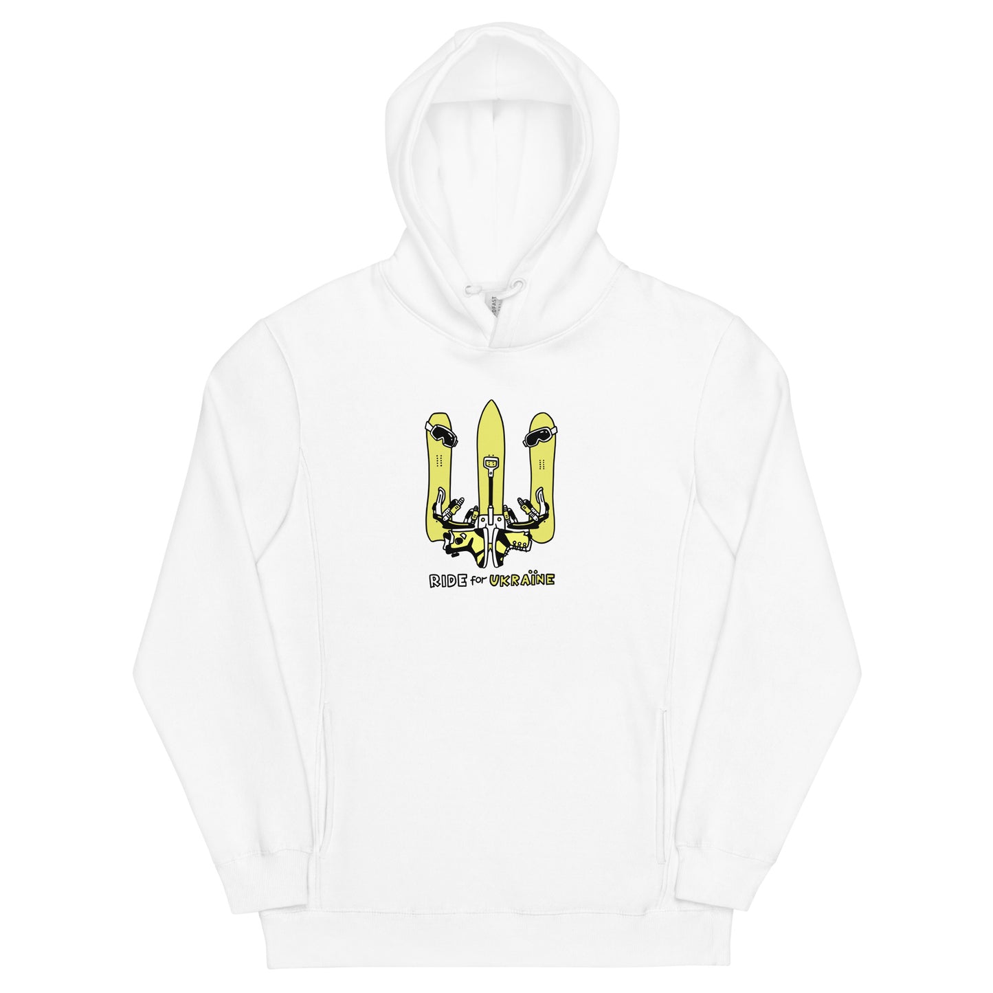 RIDE for Ukraine - Unisex fashion hoodie