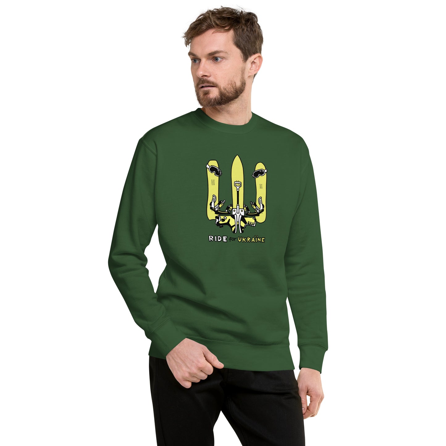 RIDE for Ukraine - Unisex Premium Sweatshirt