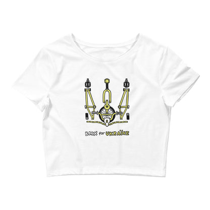 BMX for Ukraine - Women’s Crop Tee